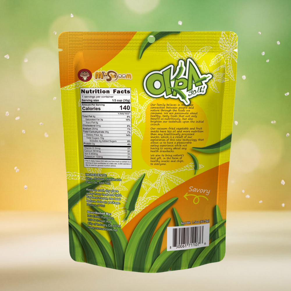 Premium Vacuum-Fried Okra