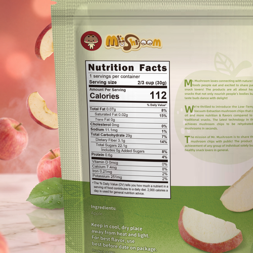 Premium Freeze-Dried Apple