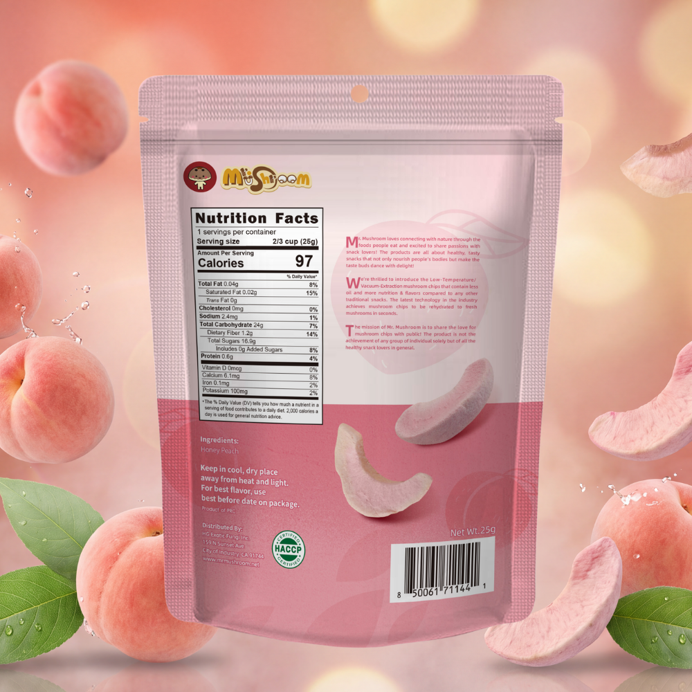 Premium Freeze-Dried Peach