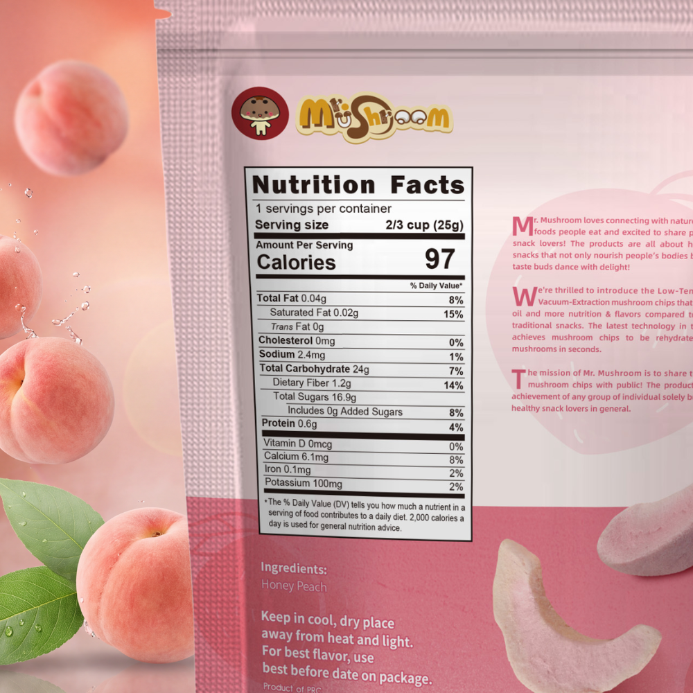 Premium Freeze-Dried Peach