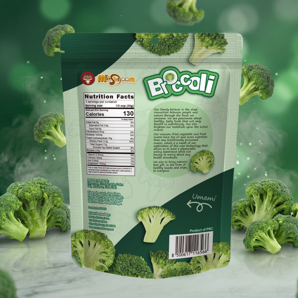 Premium Vacuum-Fried Broccoli