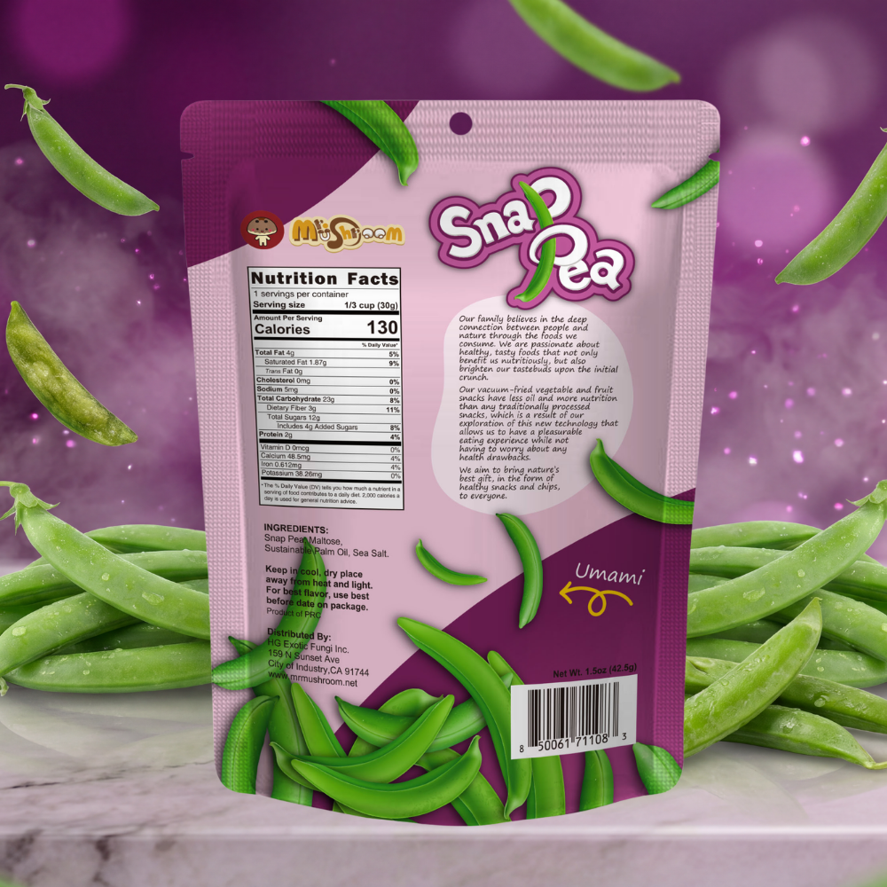 Premium Vacuum-Fried Snap Pea