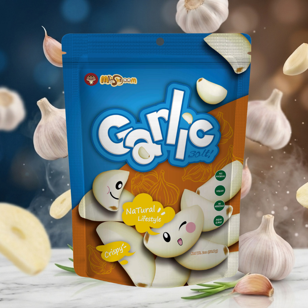Premium Vacuum-Fried Garlic (4-Pack / 6-Pack)