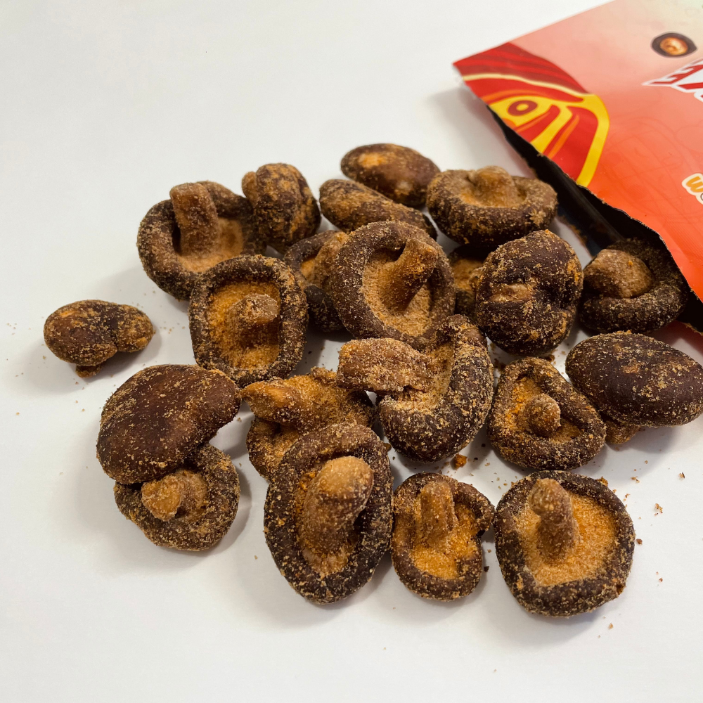 Premium Vacuum-Fried Shiitake Mushroom - Spicy (4-Pack / 6-Pack)