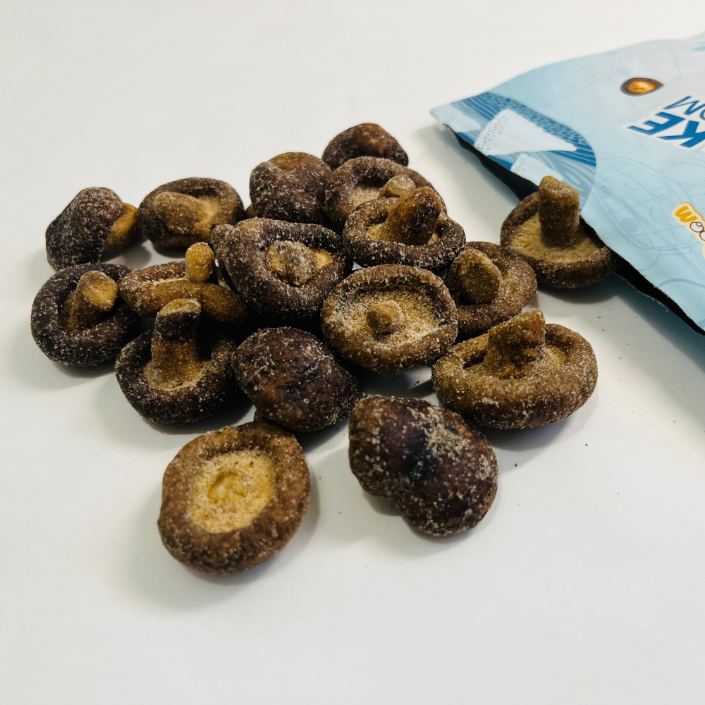 Premium Vacuum-Fried Shiitake Mushroom - Sea Salt (4-Pack / 6-Pack)