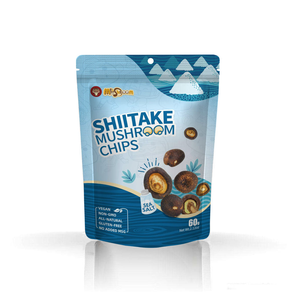 Mr.Mushroom Premium Vacuum-Fried Shiitake Mushroom - Sea Salt