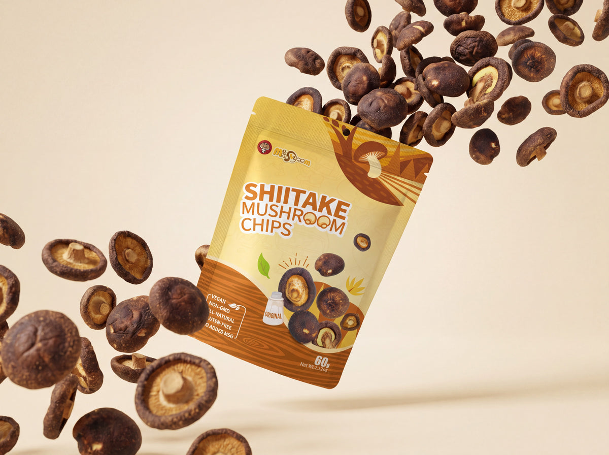 Premium Vacuum-Fried Shiitake Mushroom - Original
